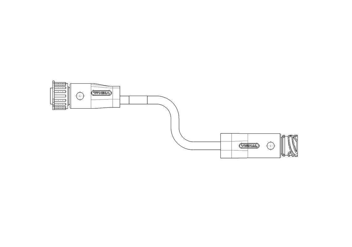 Rallonge AMP 1.5 - 7 voies 2000 mm